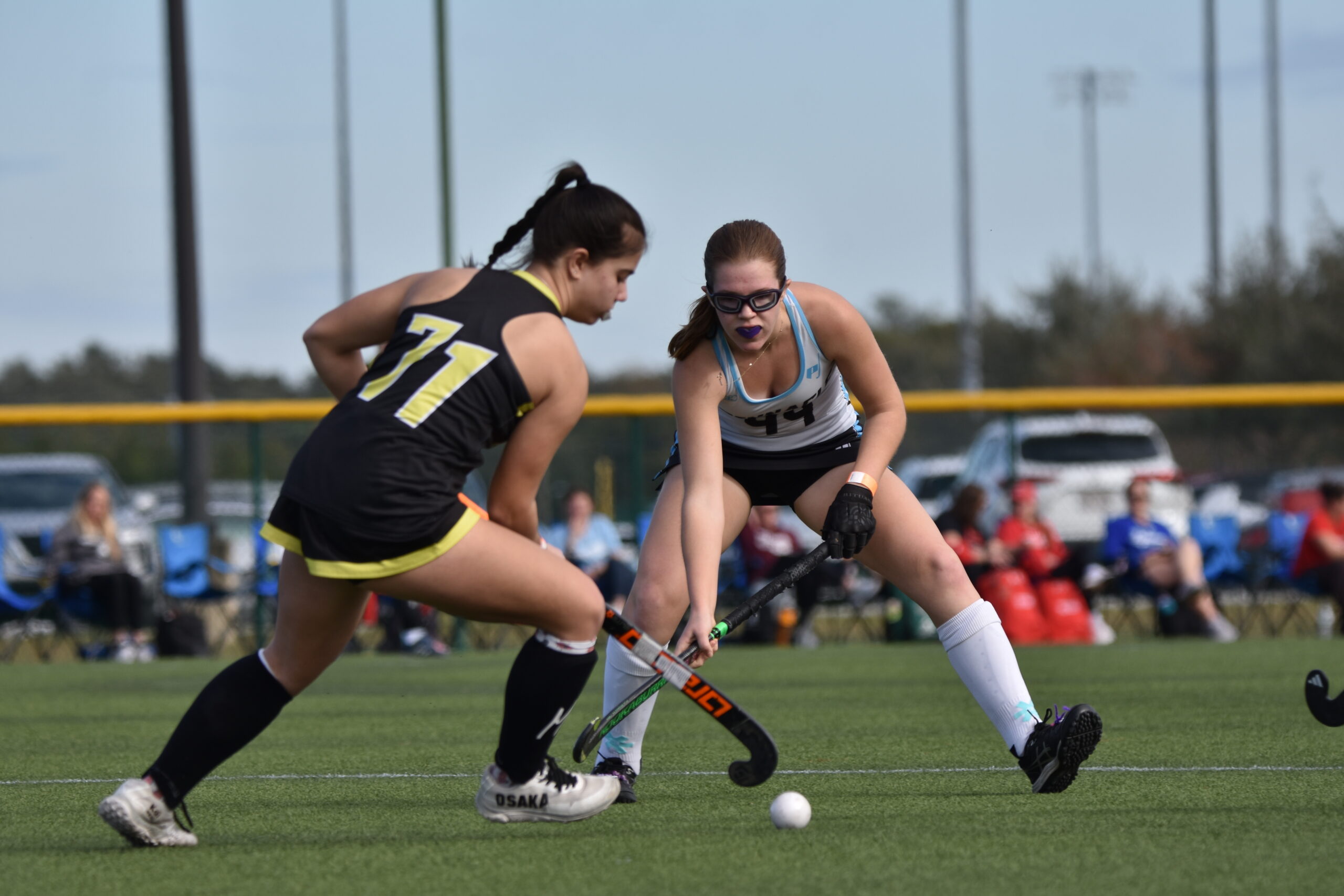 Pinnacle field hockey player in action